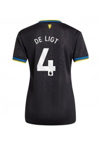 Manchester United Matthijs de Ligt #4 Fotballdrakt Tredje Klær Dame 2025-26 Korte ermer